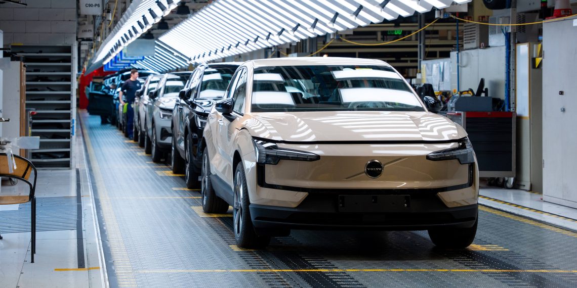 EX30 Start of Production at Volvo Car Gent
