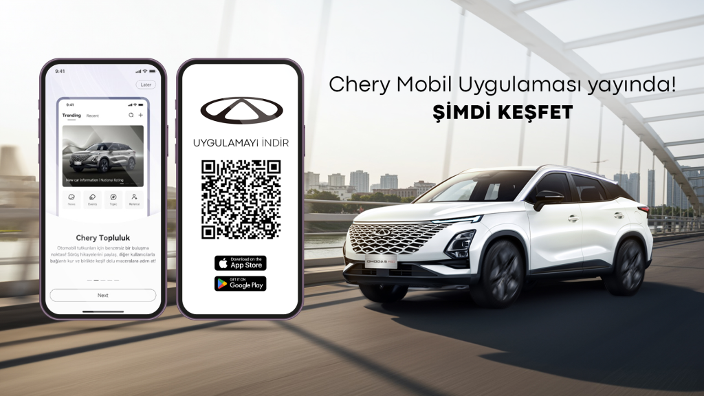Türk Chery Kullanıcıları İçin Mobil Uygulama