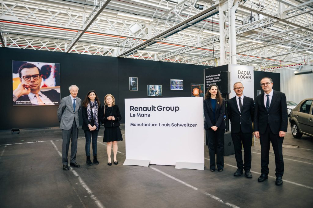 Renault Group Le Mans’taki Tesisinin Adını “Manufacture Louis Schweitzer – Le Mans” Olarak Değiştirdi
