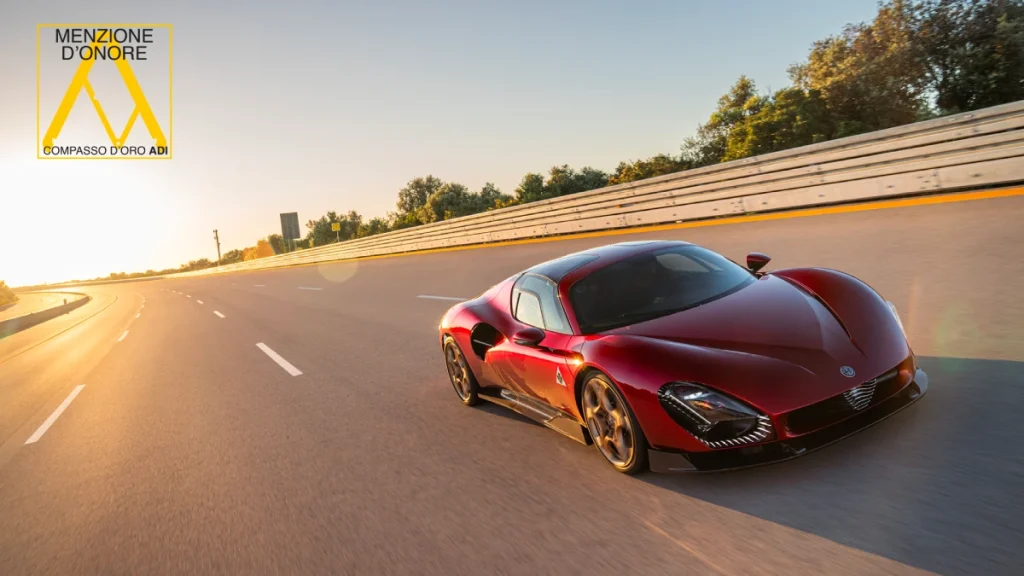 Alfa Romeo 33 Stradale, 29. ADI Compasso d’Oro Ödülleri’nde Mansiyon Aldı