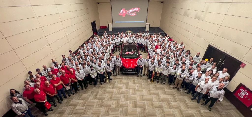 Toyota Otomotiv Sanayi Türkiye 4 Milyonuncu Aracını Üretti: Hibrit Üretiminde 10. Yıl Geride Kaldı