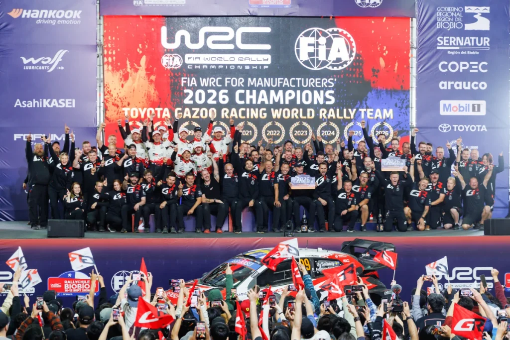 Toyota WRC’de Üst Üste 6. Kez Markalar Şampiyonluğunu Garantiledi: Toplamda 10. Şampiyonluk